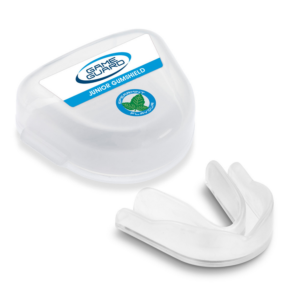 Junior Flavoured Game Guard Gumshields - Clear -Spearmint