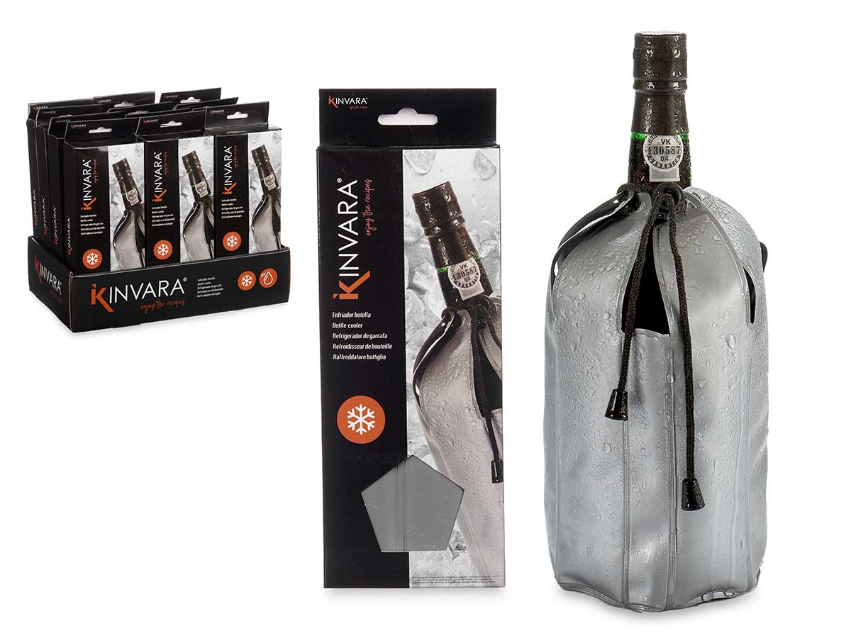 Wine cooler bag grey