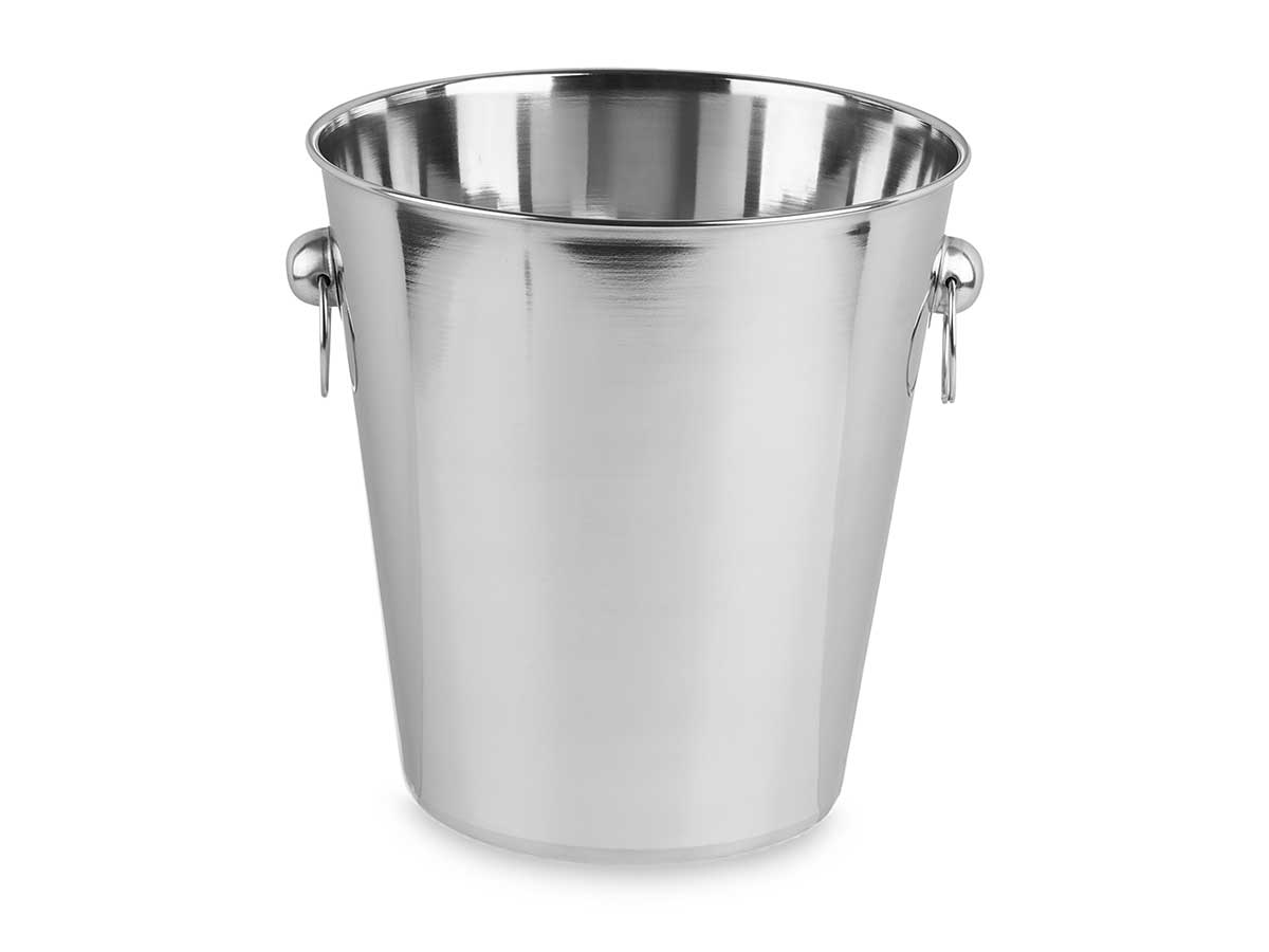 Steel ice bucket handles 26cm diamater