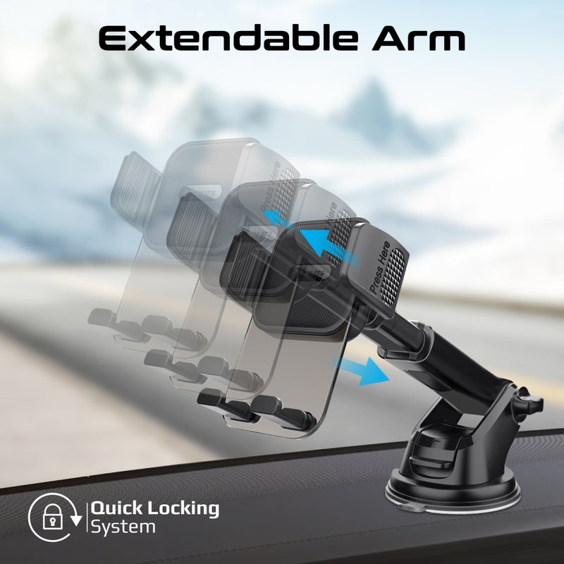 Secure Smartphone Holder Kit with Multiple Mounting Options