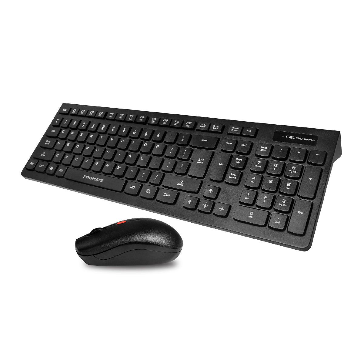 Sleek Profile Full Size Wireless Keyboard & Mouse
