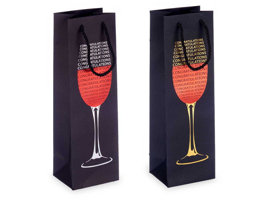 Wine bag assortment 2 cup letters