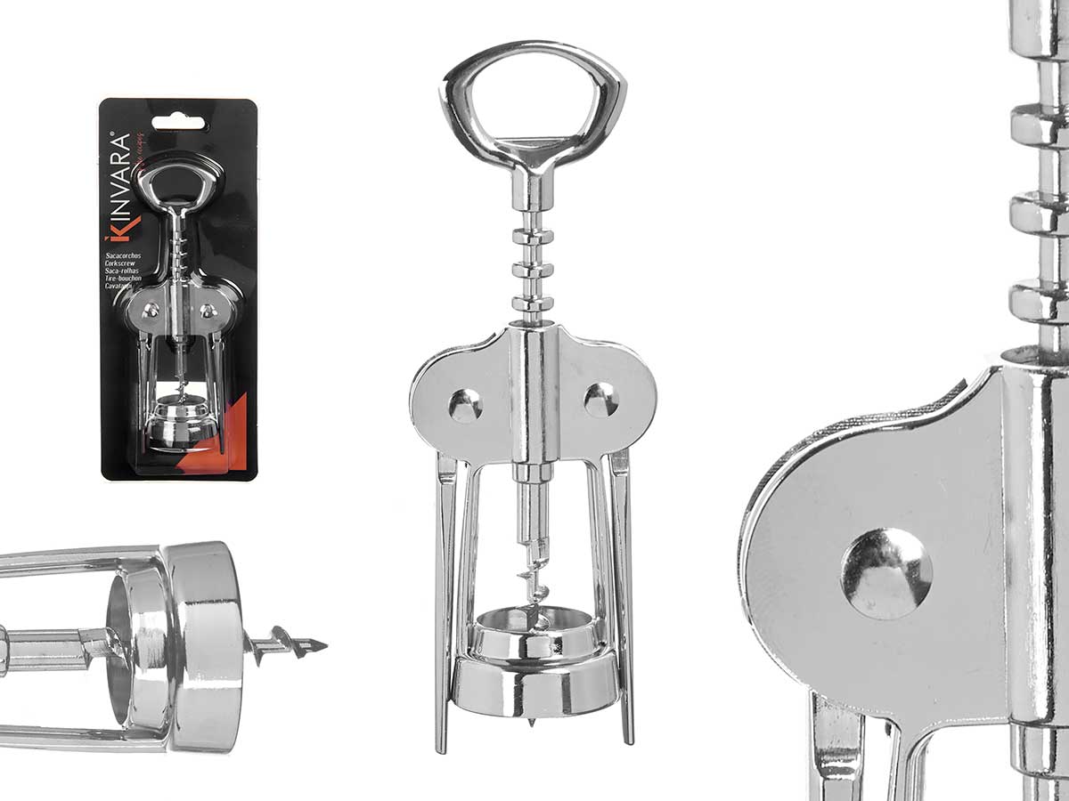 Chrome-plated corkscrew 147gr