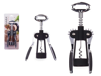 Black chrome-plated corkscrew 200gr