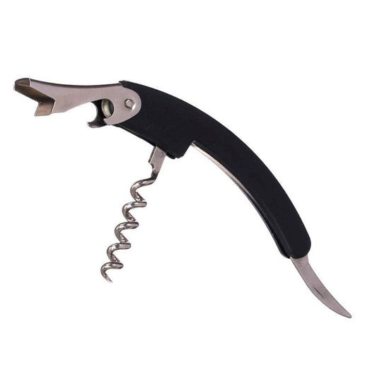 Black chrome-plated corkscrew 64gr