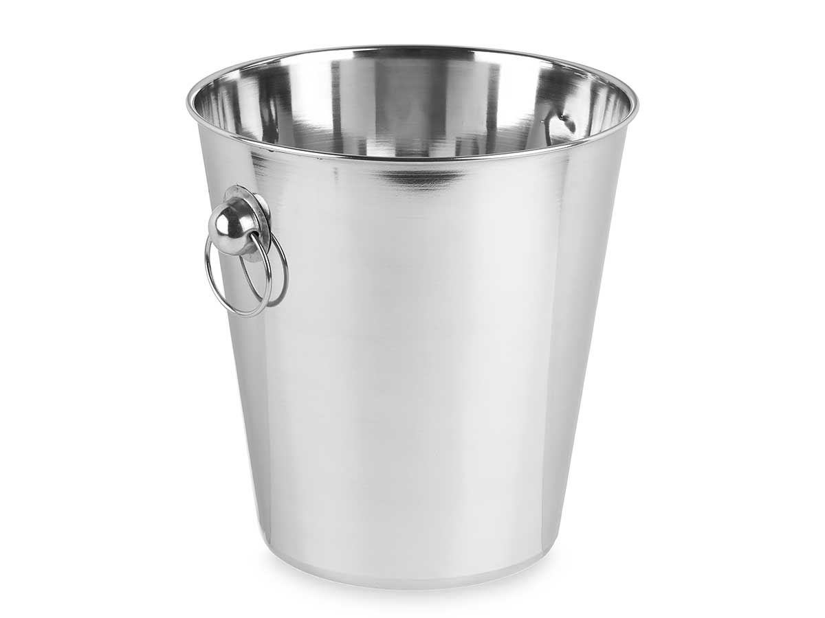 Steel ice bucket handles 26cm diamater