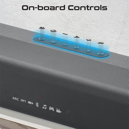 60W Ultra-Slim SoundBar with Built-in Subwoofer