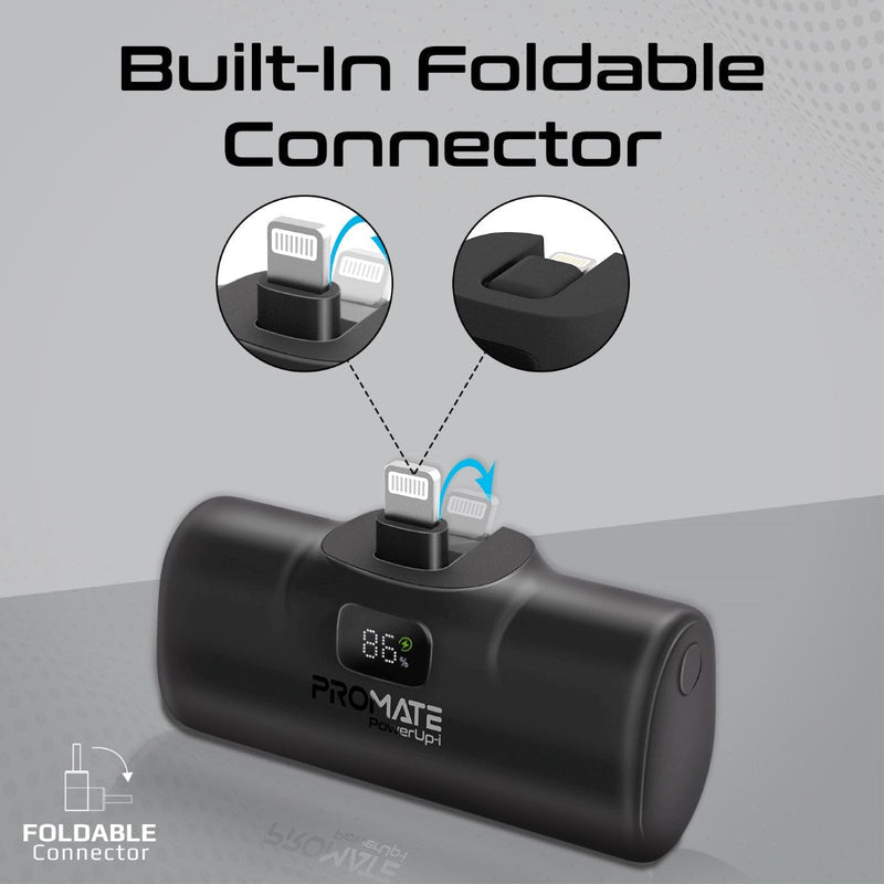 Ultra-Compact fast charging Power Bank with In-Built Lightning Connect