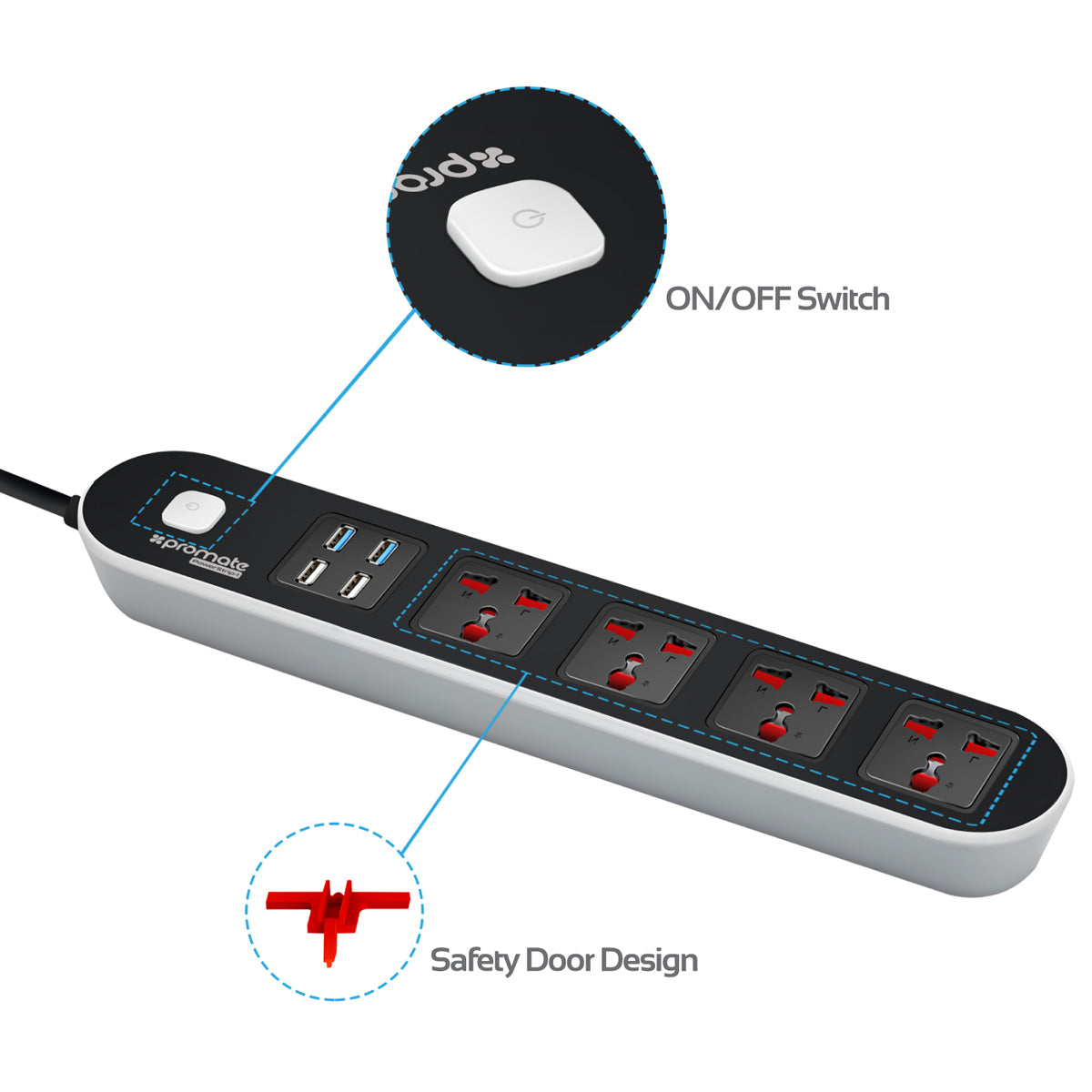 PowerStrip-1.UK Black