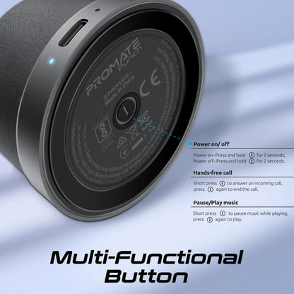 High-Fidelity Mini Bluetooth Speaker with MagSafe Compatible Base