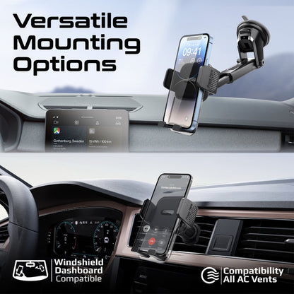 Secure Smartphone Holder Kit with Multiple Mounting Options